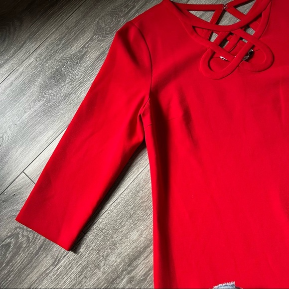 Diane von furstenburg Carmen dress in poppy. - Picture 8 of 16